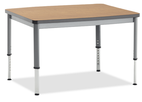 Photo of Integrity Oval Leg Rectangular Table by Alumni, vue 1, available at Oburo in Montreal