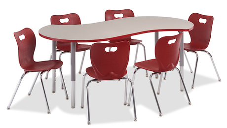 Photo of Zephyr Table by Alumni, vue 1, available at Oburo in Montreal