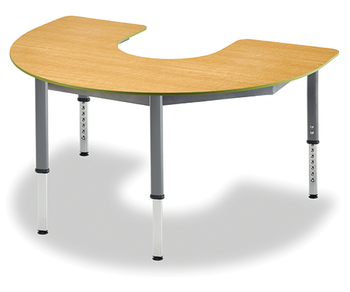 Photo of Integrity Oval Leg C-Shape Table by Alumni, vue 1, available at Oburo in Montreal