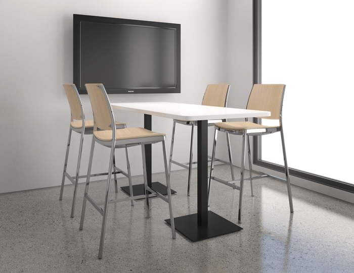 Tables de cafétéria Chit Chat par Krug - Oburo