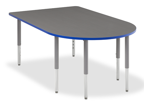 Photo of D-Shape Table by Alumni, vue 1, available at Oburo in Montreal