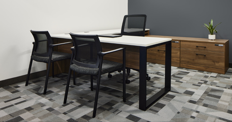 Photo of Kub Visitors Chairs by Artopex, vue 5, available at Oburo in Montreal