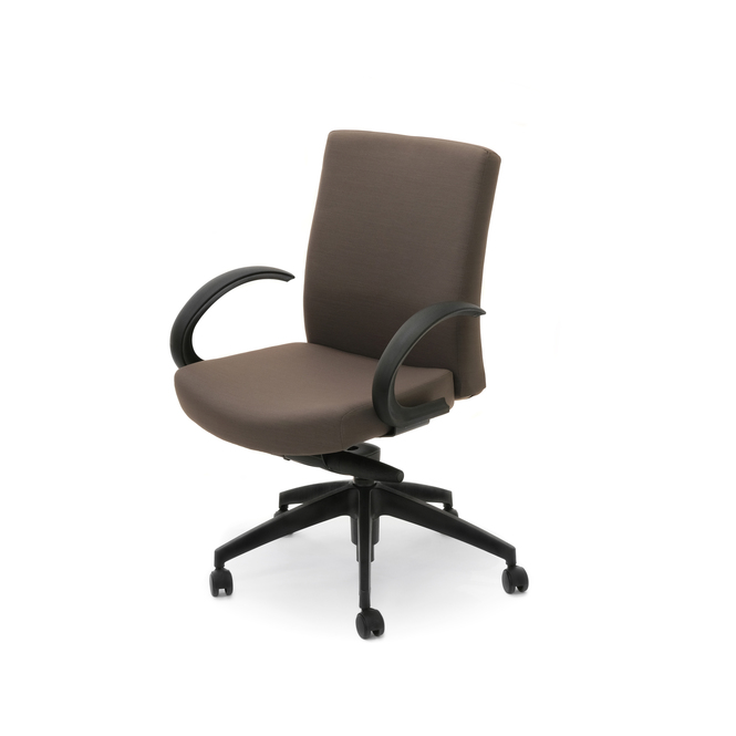 Photo of Executive chair with medium back by Bouty, vue 1, available at Oburo in Montreal