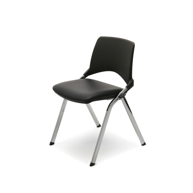 Photo of Versatile, stackable and nestable multi-purpose chair by Bouty, vue 1, available at Oburo in Montreal