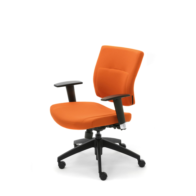 Photo of Ergonomic chair with a low backrest by Bouty, vue 1, available at Oburo in Montreal