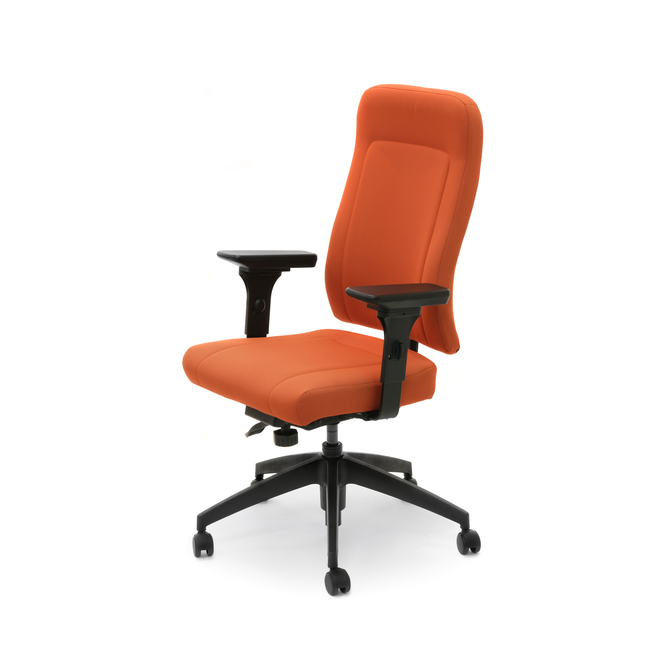 Photo of Ergonomic Zome chair with high backrest by Bouty, vue 1, available at Oburo in Montreal