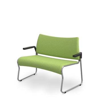 Photo of Bariatric multi-purpose chair with a sled frame by ADI, vue 1, available at Oburo in Montreal