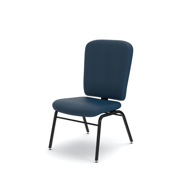 Photo of Chair with a high backrest and a four-leg frame by ADI, vue 1, available at Oburo in Montreal