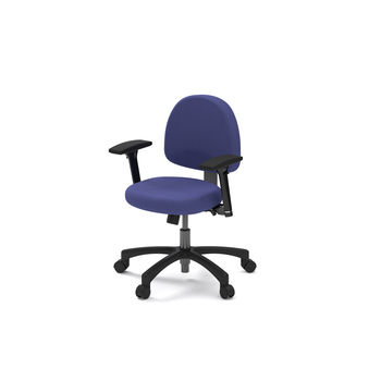 Photo of Ergonomic chair with low backrest by Bouty, vue 1, available at Oburo in Montreal