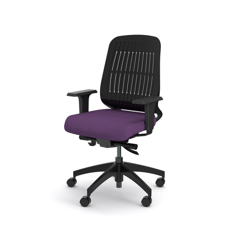 Photo of Chair with a high backrest and a star base by ADI, vue 1, available at Oburo in Montreal