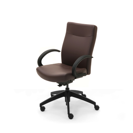 Photo of Executive chair with high backrest by Bouty, vue 1, available at Oburo in Montreal