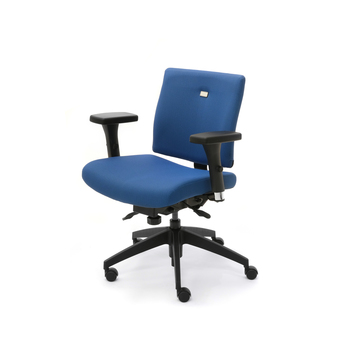 Photo of Vittoria ergonomic chair with low backrest by Bouty, vue 1, available at Oburo in Montreal