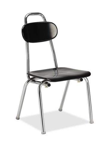 Photo of Marquis 4-Leg Chair With Handle by Alumni, vue 3, available at Oburo in Montreal