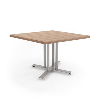 Photo of manhattan-rectangle-column-t-base-table gallery image 1. Gallery 6. Details at Oburo, your expert in office, medical clinic and classroom furniture in Montreal.