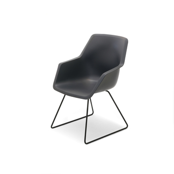 Photo of Chair with a sled frame by Bouty, vue 1, available at Oburo in Montreal