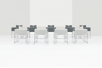 Photo de Tables Duet MC par Global, vue 1, disponible chez Oburo à Montréal