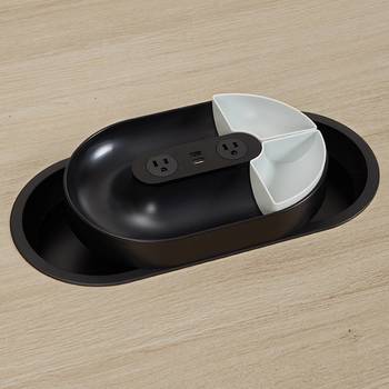 Photo of electrical-components-collaborative-spaces-by-global gallery image 3. Gallery 31. Details at Oburo, your expert in office, medical clinic and classroom furniture in Montreal.