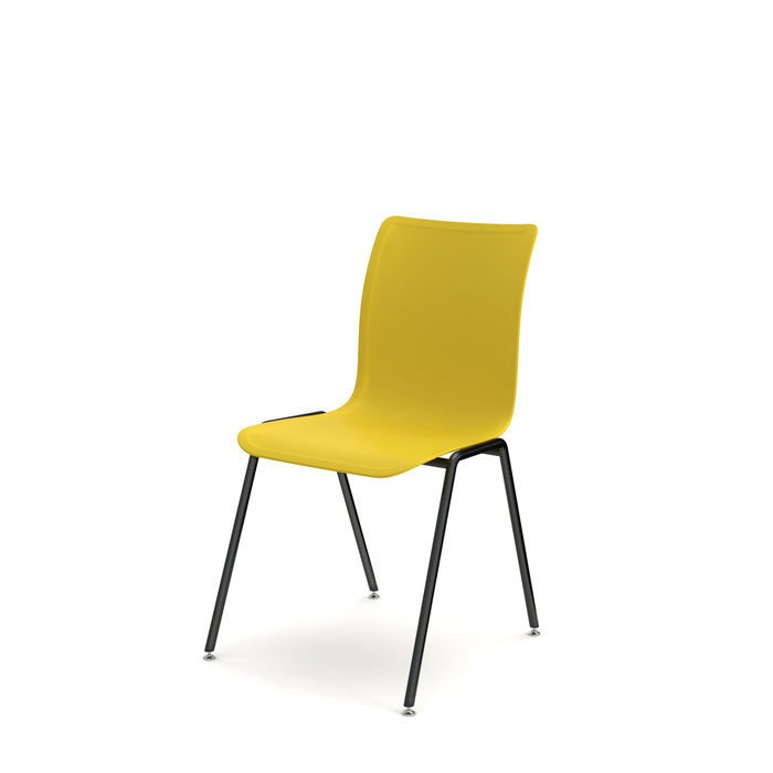 Stackable multi-purpose chair with a four-leg A frame by ADI - Oburo