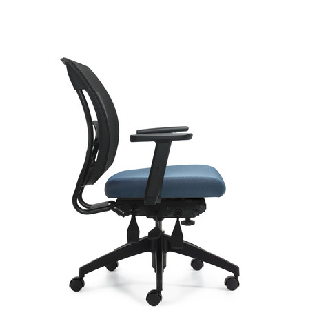 Photo of ibex-upholstered-seat-mesh-back-multi-tilter gallery image 4. Gallery 3. Details at Oburo, your expert in office, medical clinic and classroom furniture in Montreal.