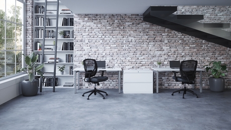 Photo of Ibex | Upholstered Seat & Mesh Back Task, vue 1, available at Oburo in Montreal