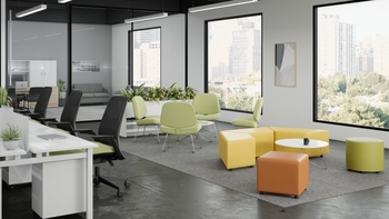 Photo of TL | High Back Armless Multi-Tilter by Global, vue 4, available at Oburo in Montreal