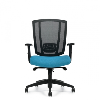 Photo of Avro | Upholstered Seat & Mesh Back Synchro-Tilter, vue 1, available at Oburo in Montreal