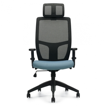 Photo of Format | High Back Synchro-Tilter with Adjustable Headrest, vue 1, available at Oburo in Montreal