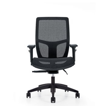 Photo of format-high-back-weight-sensing-synchro-tilter-mesh-seat-and-back gallery image 4. Gallery 1. Details at Oburo, your expert in office, medical clinic and classroom furniture in Montreal.