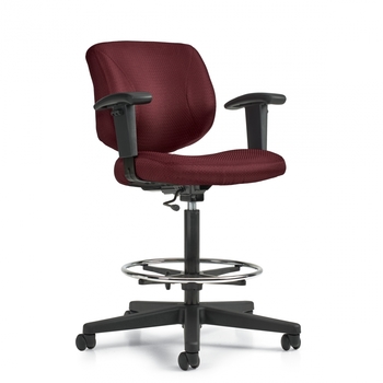 Photo of yoho-drafting-task-chair gallery image 5. Gallery 2. Details at Oburo, your expert in office, medical clinic and classroom furniture in Montreal.