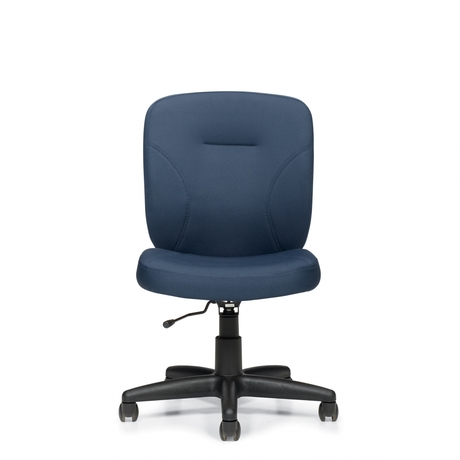 Photo of yoho-armless-medium-back-task-chair gallery image 8. Gallery 1. Details at Oburo, your expert in office, medical clinic and classroom furniture in Montreal.