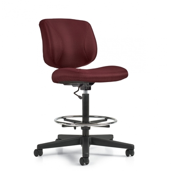 Photo of yoho-armless-drafting-task-chair gallery image 2. Gallery 5. Details at Oburo, your expert in office, medical clinic and classroom furniture in Montreal.
