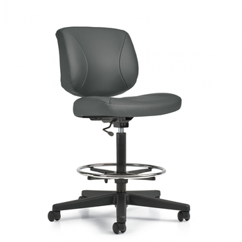 Photo of yoho-armless-drafting-task-chair gallery image 5. Gallery 2. Details at Oburo, your expert in office, medical clinic and classroom furniture in Montreal.