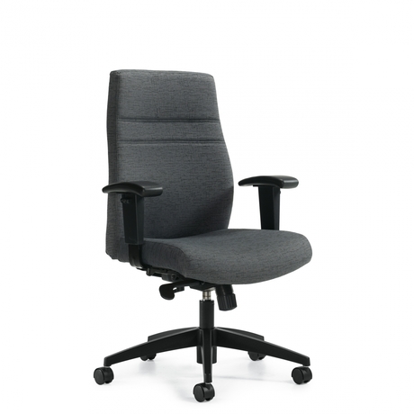 Photo of m-task-high-back-synchro-tilter gallery image 5. Gallery 2. Details at Oburo, your expert in office, medical clinic and classroom furniture in Montreal.