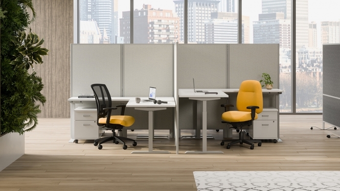 Photo of Full-Time | Medium Back Multi-Tilter, vue 3, available at Oburo in Montreal