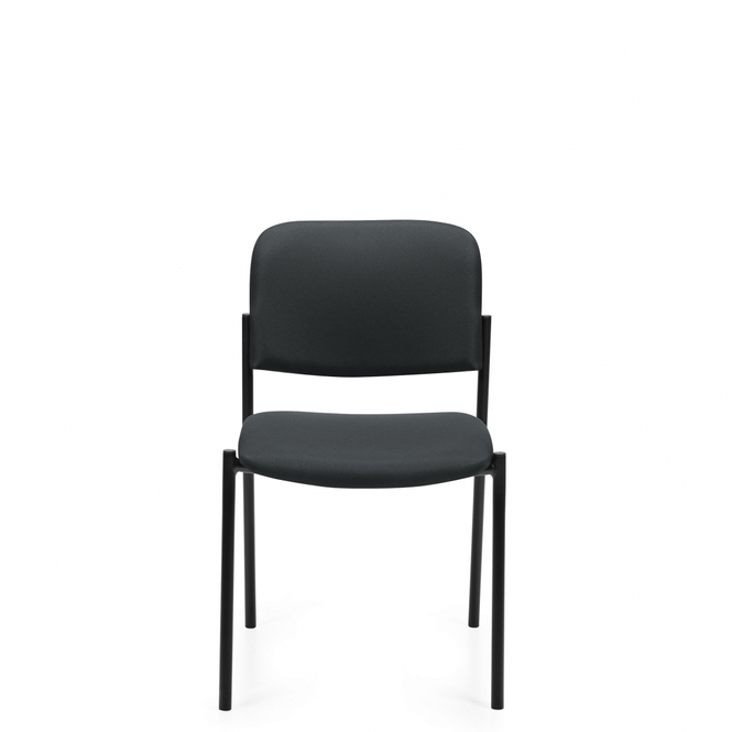 Photo de Minto | Fauteuil empilable sans accoudoirs à dossier bas, vue 1, disponible chez Oburo à Montréal