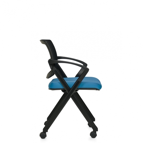 Photo de gennex-siege-d-invites-empilable-avec-accoudoirs-et-roulettes image de galerie 2. Gallery 4. Tous les détails chez Oburo, expert en mobilier de bureau pour la clinique ou la salle de classe à Montréal.