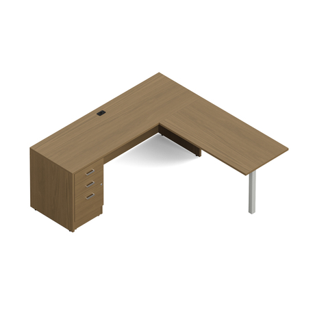 Photo of Newland | "L" Shaped Desk - 72"W x 72"D, vue 1, available at Oburo in Montreal