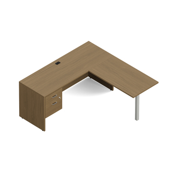 Photo of Newland | "L" Shaped Desk - 66"W x 66"D, vue 1, available at Oburo in Montreal