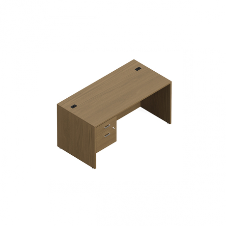 Photo of Newland | Single Pedestal Desk - 60"W x 30"D, vue 1, available at Oburo in Montreal