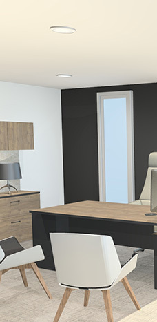 Bureau bien aménagé