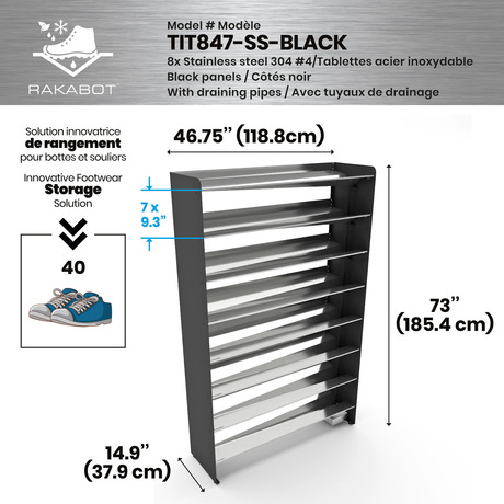 Photo of Commercial Boot Rack 47" wide image 1