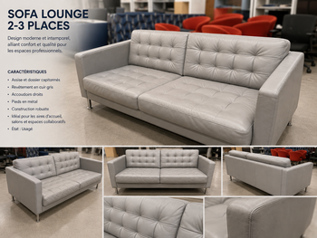 Photo of Ikea Sofa, vue 1, available at Oburo in Montreal