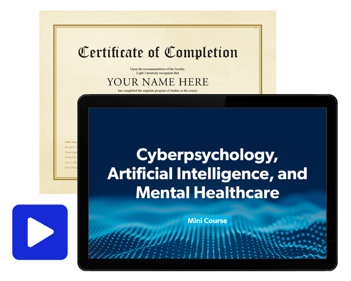 Cyberpsychology, Artificial Intelligence, and Mental Healthcare: Mini Course