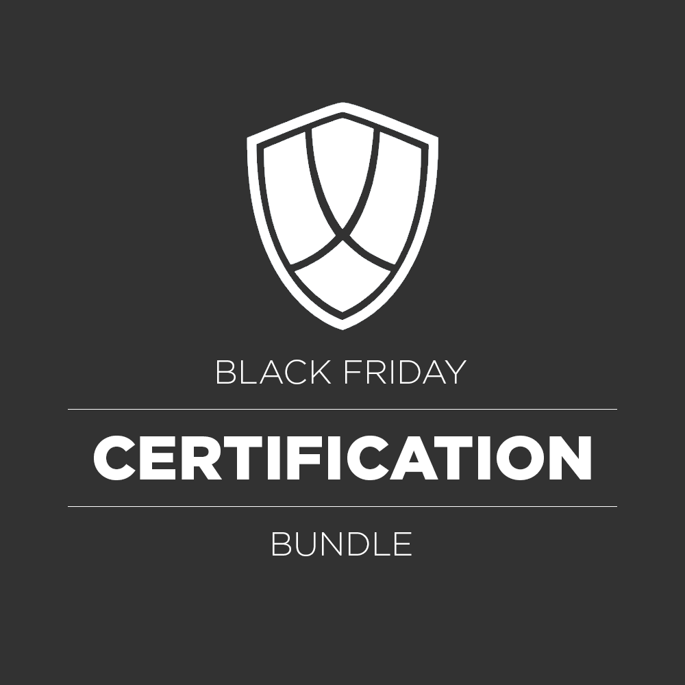 Black Friday Certification Bundle