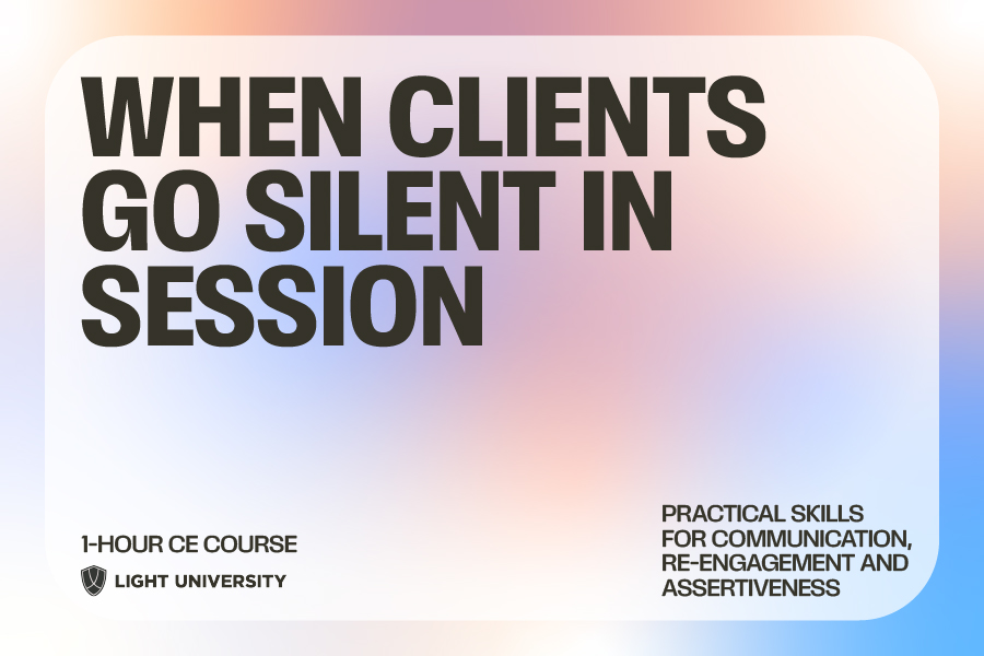 ​When Clients Go Silent in Session ​