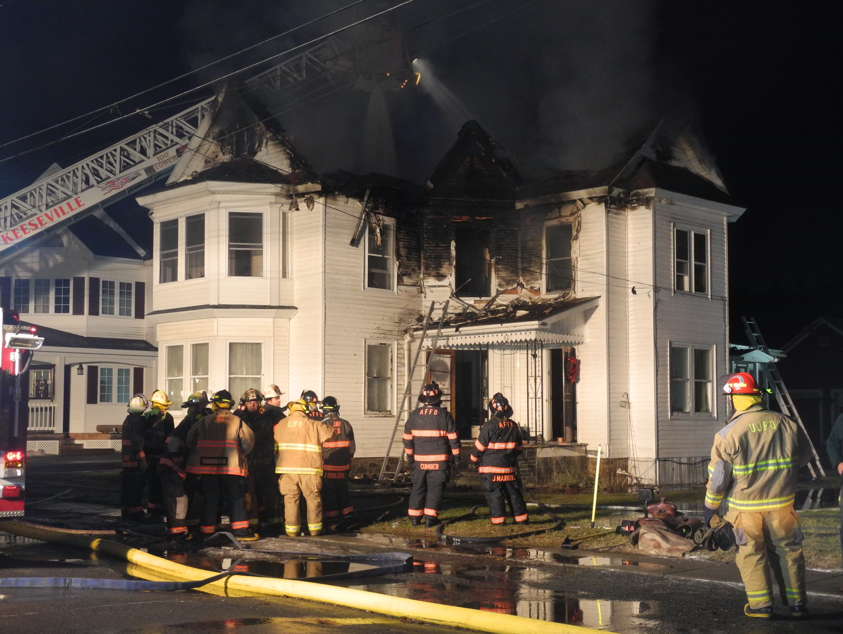 AuSable Forks fire ravages home News, Sports, Jobs Adirondack Daily