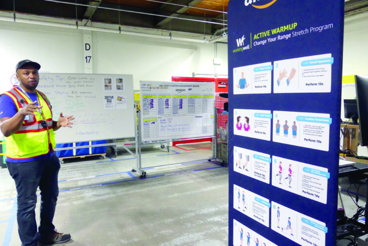 Amazon facility opens for tour | News, Sports, Jobs - Vimarsana News