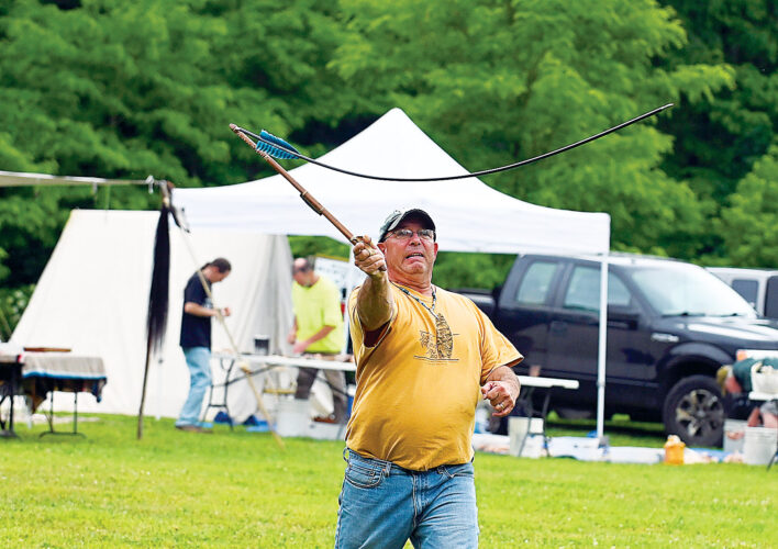 Points of interest: Bald Eagle Knap-In shares art of shaping arrowheads, tools | News, Sports, Jobs - Vimarsana News