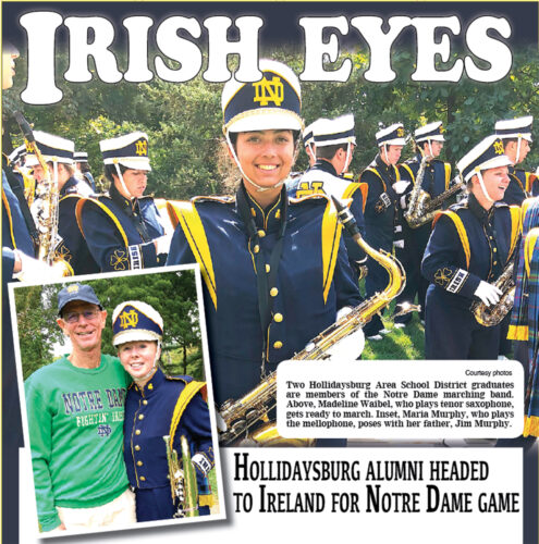 Irish eyes: Hollidaysburg alumni headed to Ireland for Notre Dame game | News, Sports, Jobs - Vimarsana News