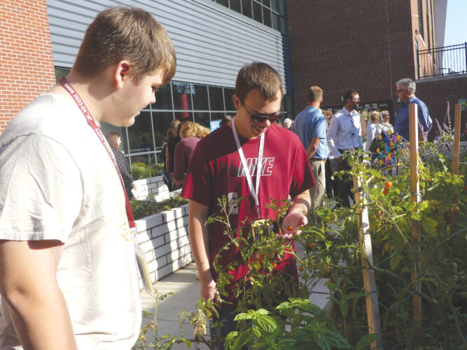 AAHS dedicates new courtyard sensory garden | News, Sports, Jobs - Vimarsana News